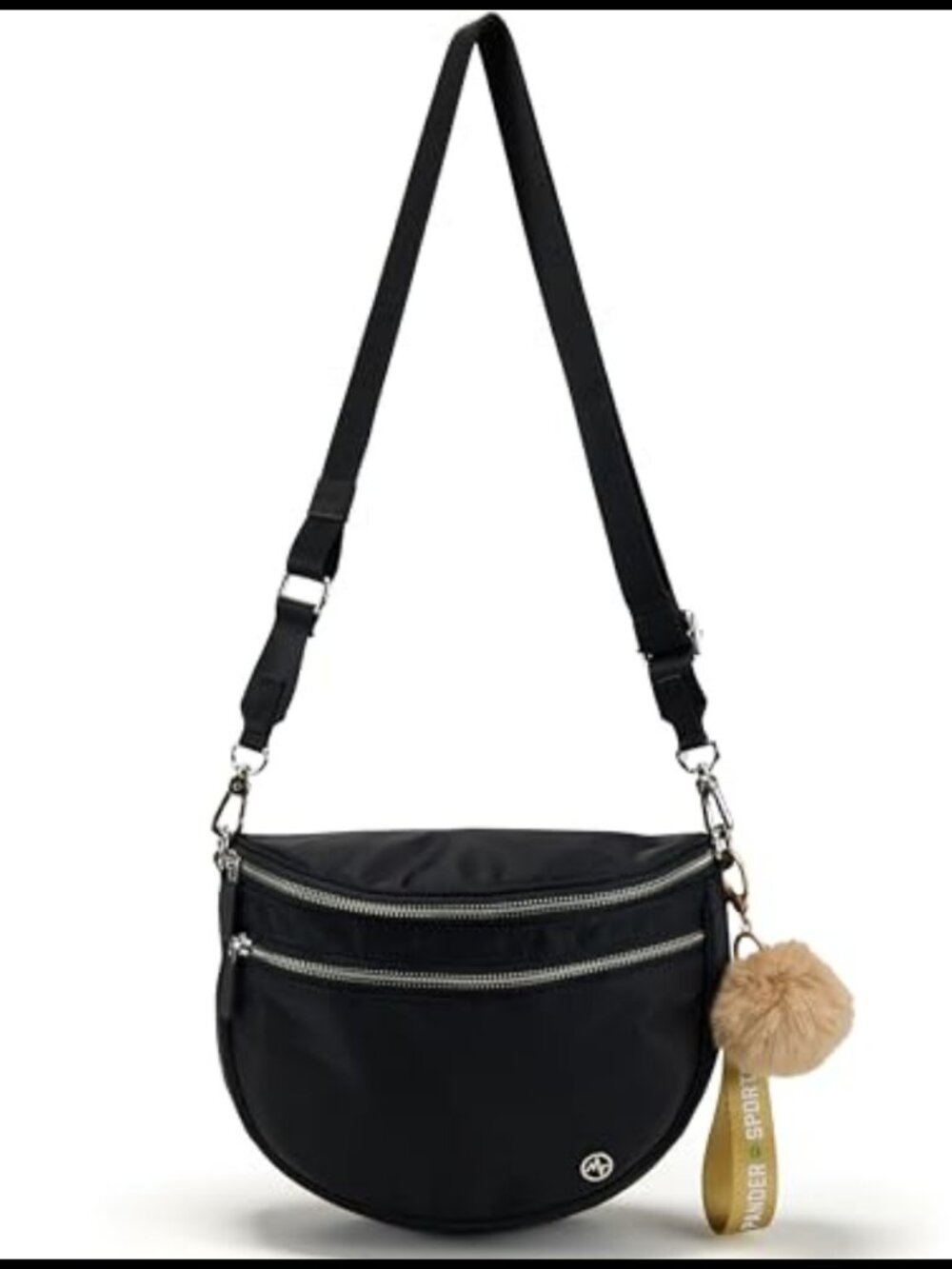 Nylon Crossbody Bag Medium Bum Bag Adjustable Strap Everyday